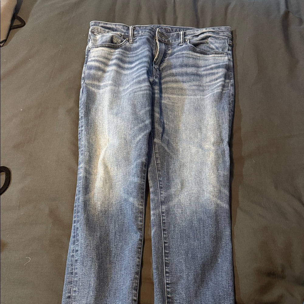 American Eagle Skinny Athletic Blue Denim Jeans